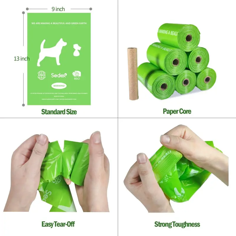 Dog Poop Bags with dispenser Blister Refill Pack (4).jpg