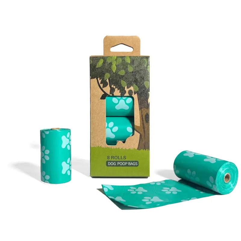 Popular Dog Wast Bags with Header Hanger Card 60 Counts(OEMODM Available) (2).jpg