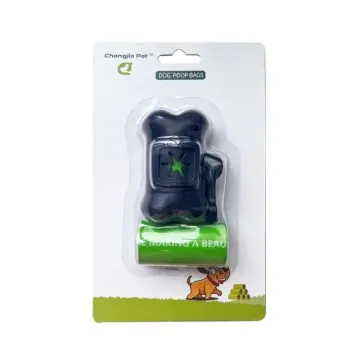 Dog Poop Bags with dispenser Blister Refill Pack